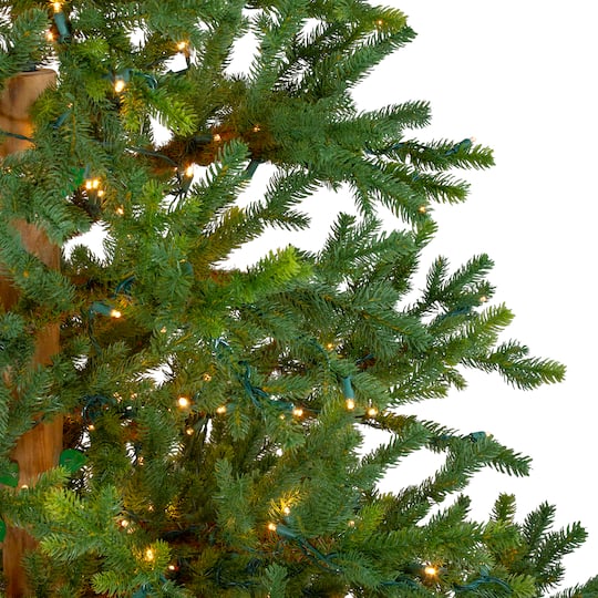 6.5ft. Pre-Lit Full North Pine Artificial Christmas Tree, Clear LED Lights